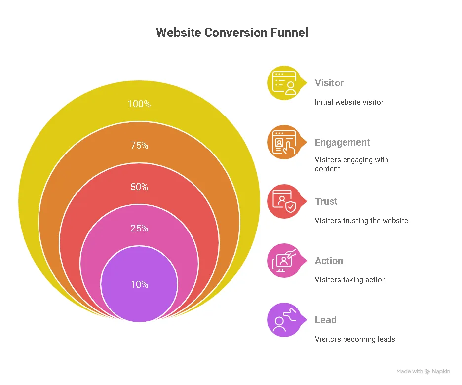 website conversion funnel