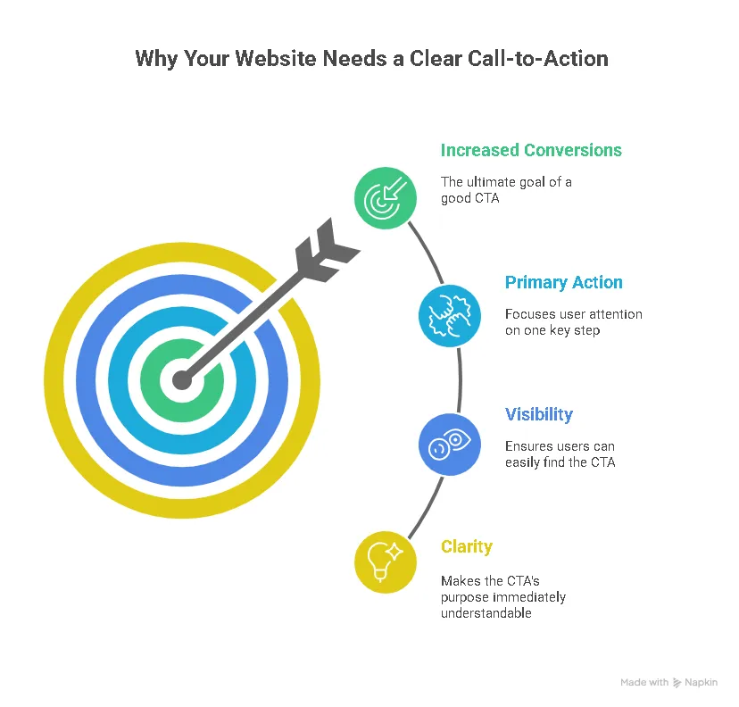 why website needs clear CTA